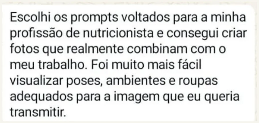 Depoimento real de cliente sobre o Retratos Atrativos