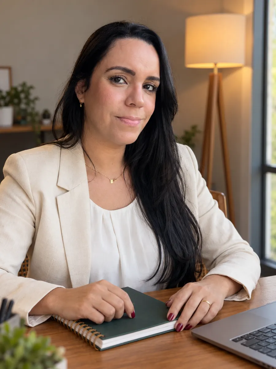 Retrato profissional em escritório