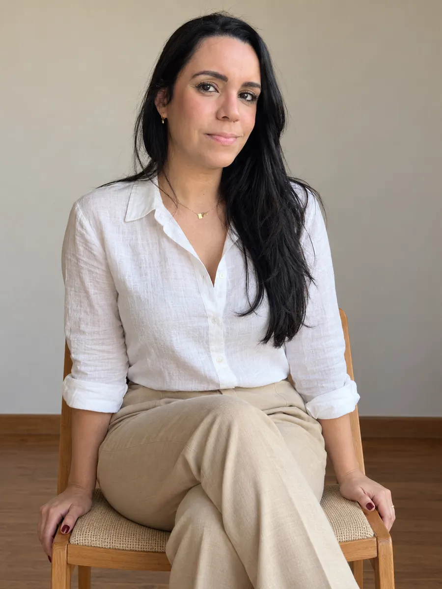 Retrato casual elegante